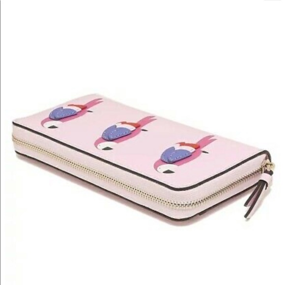 NWT ♠️ KATE SPADE ♠️ Flock Party Large Continental Wallet - Picture 2 of 12